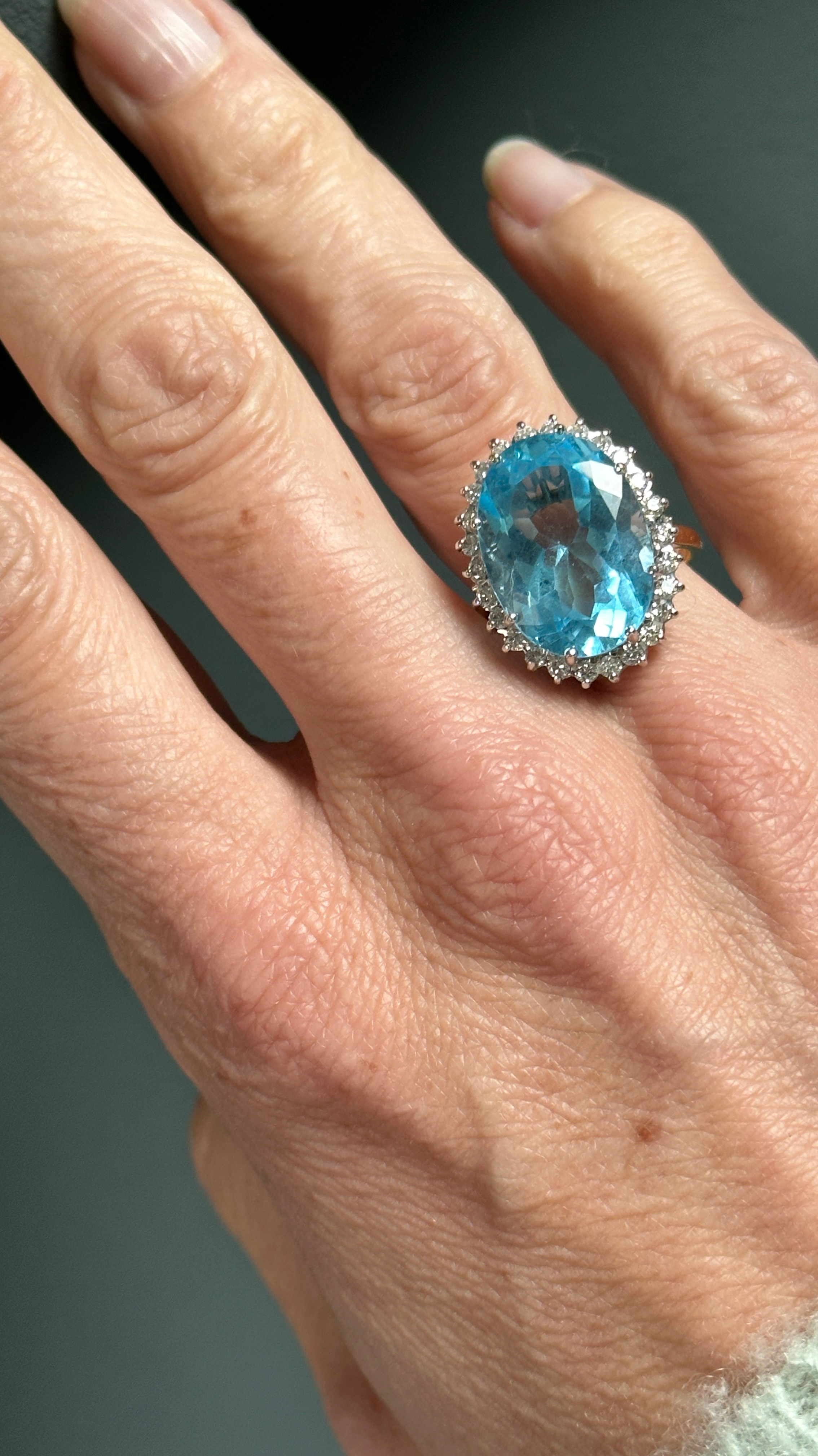 Topaz and 2025 diamond rings